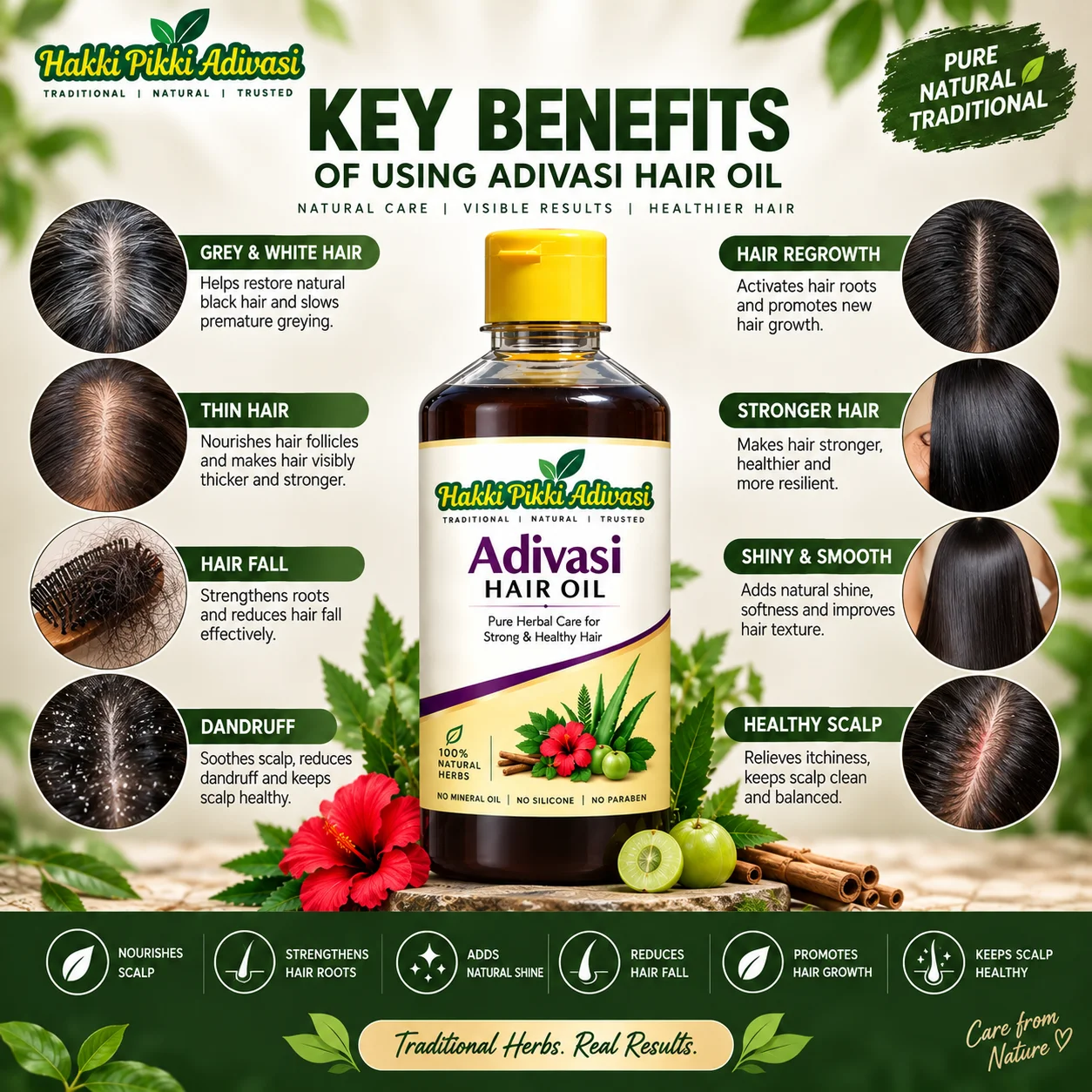 adivasi hair oil benefits